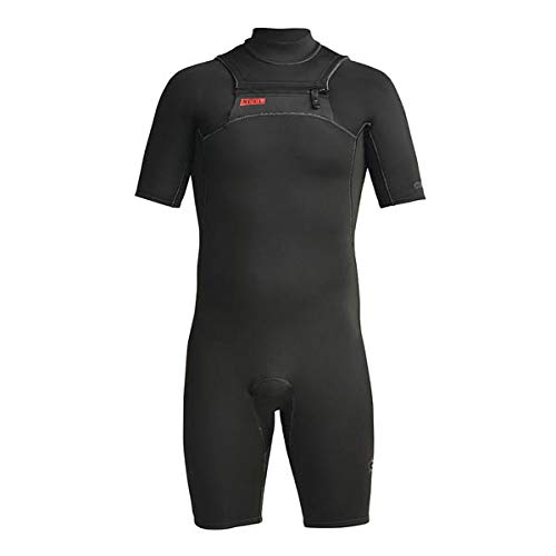 【中古】【未当て嵌める・未開封品】XCEL メンズ コンプ 半袖 2粍 春月背広 US 大きさ: Medium Tall 色つや: 黒いこと