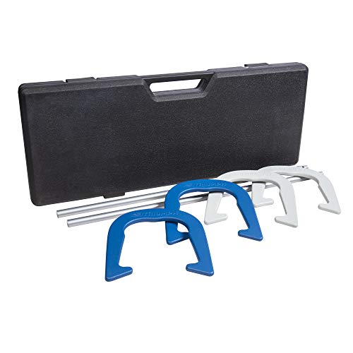 【中古】【未使用・未開封品】Triumph プレミアム 鍛造 馬蹄セット 馬蹄4本 杭2本 ハードプラスチックケース 持ち運びや保管用のロックタブ付き