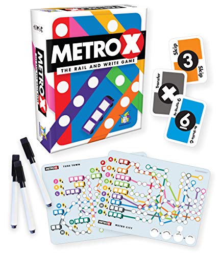 【中古】【未使用・未開封品】ゲームライト　Gamewright Store　メトロX　Metro X-Rail＆Writeゲーム　ボードゲーム　知育　［並行輸入］