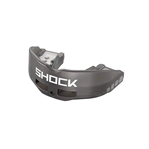 【中古】【未使用・未開封品】Shock Doctor 590190Y インスタフィット トランスブラック クリア ユース