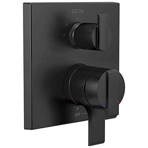 【中古】【未使用・未開封品】DELTA FAUCET T27867-BL 角度モダンモニター 17シリーズバルブ 3段階設定 統合シャワートリム ダイバーター付き マットブラック