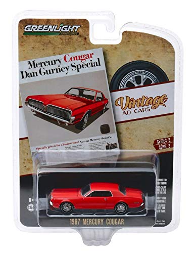 【中古】【未使用・未開封品】Greenlight 39030-B ビンテージ広告カーズシリーズ 2-1967 マーキュリー クーガー マーキュリー クーガー ダン・ガーニー スペシャル 1:64スケー