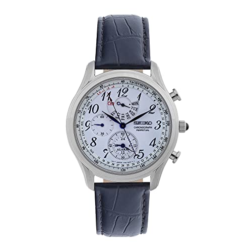 【中古】【未当てはめる・未開封品】SPC253P1 Seiko Chronograph Perpetual 白いこと 成人男性 アナログ 心地好い 石英 外国でさし出し Seiko