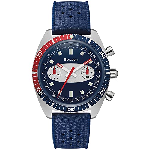 【中古】【未当てはめる・未開封品】Bulova アーカイブつづき物 サーフゲーム盤 - 98A253 青碧 一大いさ
