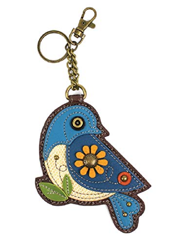【中古】【未使用・未開封品】Chala 小銭入れ キーフォブ, ブルー、鳥, One Size|AJIMURA-SHOP