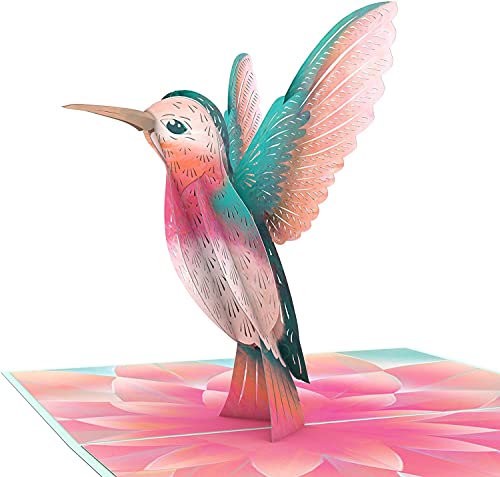 【中古】【未使用・未開封品】Lovepop ラブリー ハチドリ ポップアップカード - 3Dカード アニバーサリー ポップアップ カード ママ用カード 妻用カード ポップアップバースデ