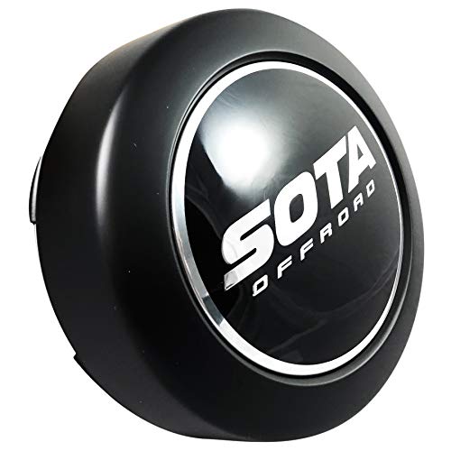【中古】【未使用・未開封品】SOTA オフロード ホイール センターキャップ フラット ブラック ショーティ (1キャップ) 8ラグすべてにフィット|AJIMURA-SHOP