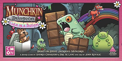 【中古】【未使用・未開封品】Munchkinダンジョン：ボタン拡張のようにかわいい。