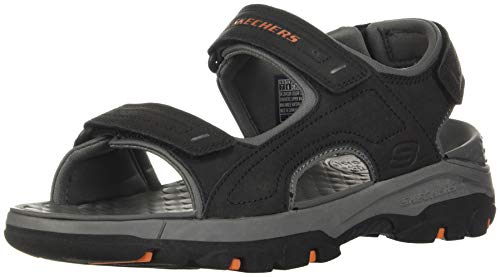 【中古】【未使用・未開封品】Skechers Men's Tresmen-Garo Open Toe Water Sandal Fisherman, Black, 11 Wide