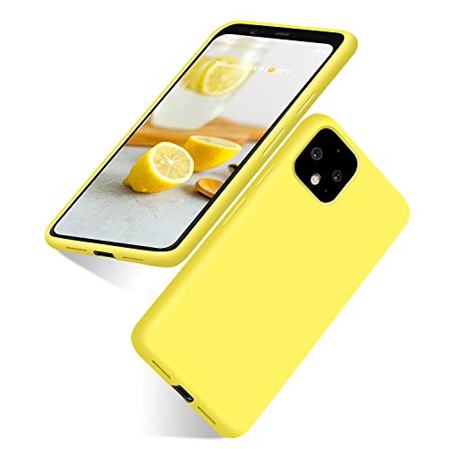 【中古】【未当て嵌める・未開封品】abitku Google Pixel 4XL入れもの、Google Pixel 4XLシリコンスリムゲルラバー持ちはこぶ電話を掛ける入れもの ソフトマイクロファイバークロス裏地座布団 Goog