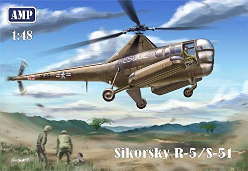 【中古】【未使用・未開封品】AMP 48-002 - 1/48 - SikorskyR-5/S-51 USAF レスキュー プラモデル 35,235円