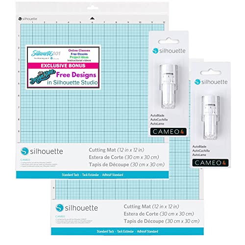 【中古】【未使用・未開封品】Silhouette カメオ 4 オートブレード2 標準マット ダブルパック 12インチ標準マット (2) オートブレード 2 カメオ4と30日間トライアル用