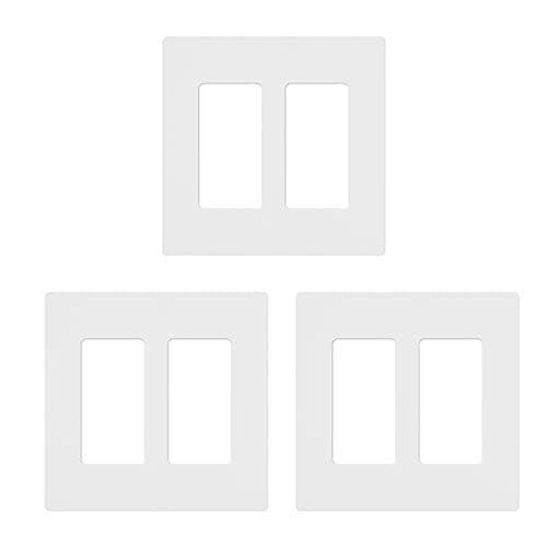 【中古】【未当て嵌める・未開封品】Lutron Claro 2暴力団員 デコレーター ウォール一皿 (3風呂敷き包み) | CW-2-WH | 白いこと 生活家電-家電