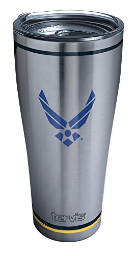 【中古】【未使用・未開封品】Tervis 1352254 Air Force Forever Proud ステンレススチール 断熱タンブラー クリア&ブラックハンマー蓋付き 30オンス シルバー 25,185円