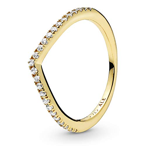 【中古】【未使用・未開封品】Pandora Jewelry 輝くウィッシュボーン キュービックジルコニア リング パンドラシャイン