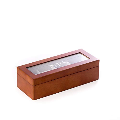 【中古】【未当て嵌める・未開封品】Bey-Berk カスタマイズ可 1-48 拡張スロット ウォッチボックス まとめ役 ソリッドウッド 瑠璃見せびらかすとっ始め ウオッチ4個