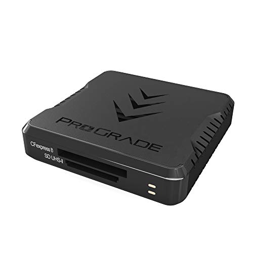【中古】【未当て嵌める・未開封品】ProGrade Digital CFexpress Type B \u0026 SD UHS-II デュアルスロットメモリーカードリーダー | USB 3.2 Gen 2 専門的活動写真仕立て上げる者、活動写真