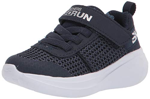 【中古】【未当て嵌める・未開封品】Skechers ユニ 赤ちゃん用 GOrun Fast-Tharo スニーカー US 大きさ: 9 Toddler 色つや: 青み