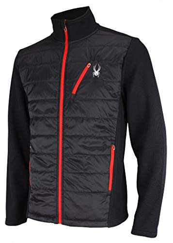 【中古】【未使用・未開封品】Spyder Mens Hybrid Jacket, Black, Small