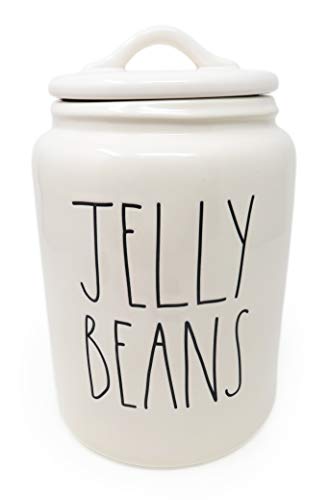 【中古】【未当て嵌める・未開封品】Rae Dunn by Magenta JELLY BEANS 陶芸 LL L大きさ 9.5in キャニスター 2020年制限事項版