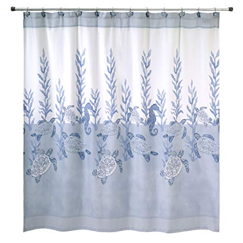 【中古】【未使用・未開封品】Avanti Linens Caicos シャワーカーテン マルチカラー