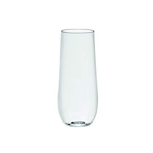 【中古】【未使用・未開封品】Toasted Drinkware 8パック ステムレス 10オンス クリアプラスチック シャンパングラス BPAフリー