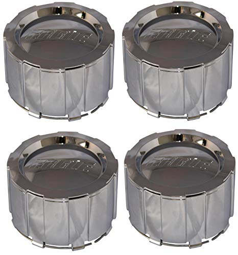 【中古】【未使用・未開封品】Eagle Alloys 4キャップ ディール 3242 クロム ホイール リム センターキャップ