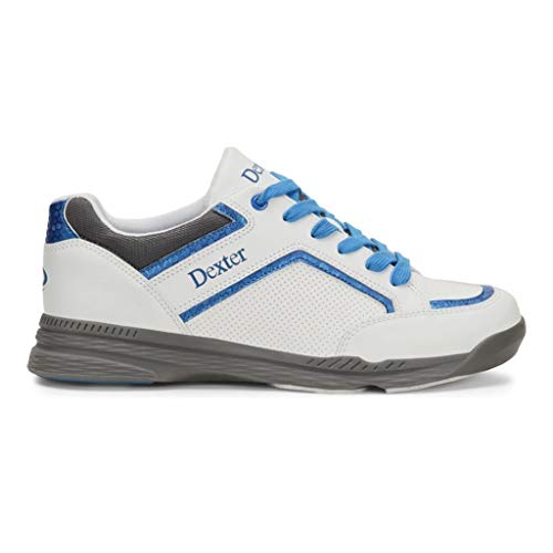 【中古】【未使用・未開封品】Dexter メンズ Bud ボーリングシューズ - ホワイト/ブルー 10|AJIMURA-SHOP