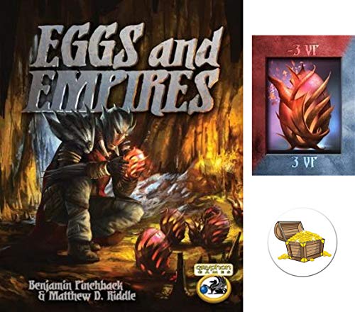 【中古】【未使用・未開封品】Eggs and Empires ベースゲームとエッグスパンション拡張のバンドルと宝箱ボタン|AJIMURA-SHOP