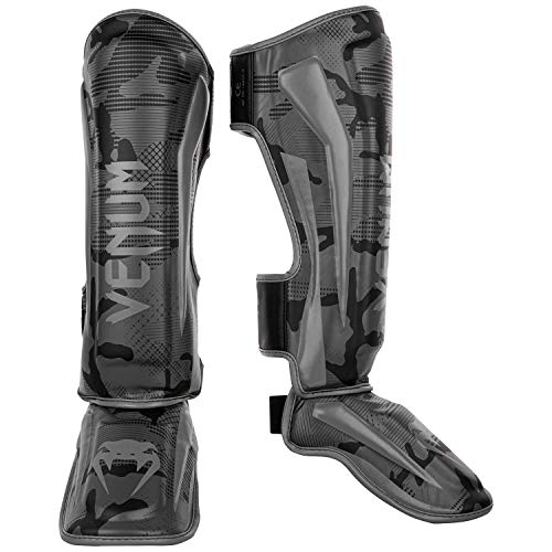 【中古】【未当て嵌める・未開封品】VENUM エリート シンかばい立て Elite Shin Guards 黒いこと/暗然たる合鴨 VENUM-1394-536 (XL)