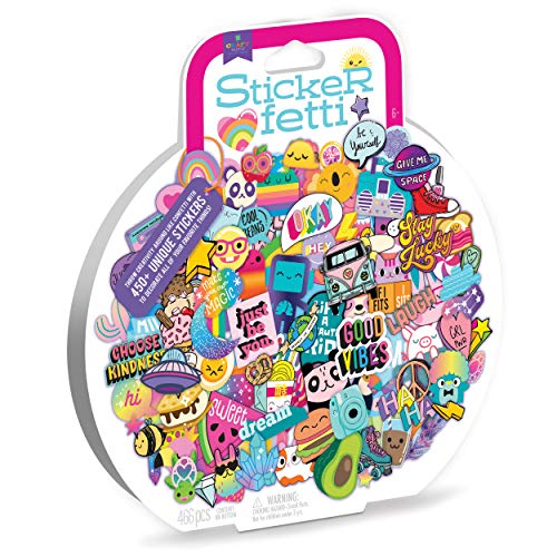 【中古】【未使用・未開封品】Craft-tastic Stickerfetti ステッカーセット Stickerfetti-450 マルチ