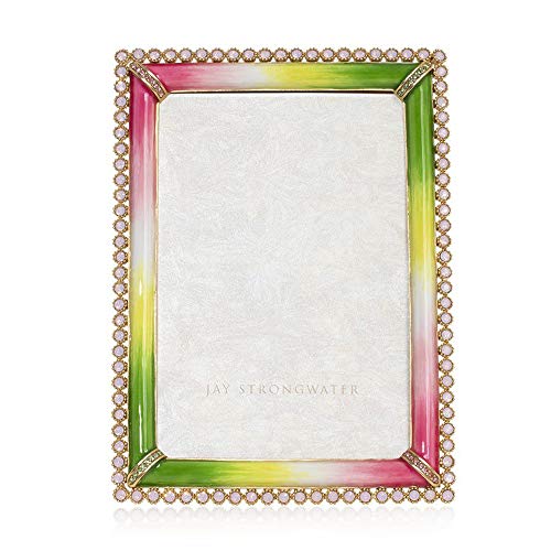 【中古】【未当て嵌める・未開封品】Jay Strongwater Lorraine 石ころ外辺部 4in x 6in 一こま 植物相