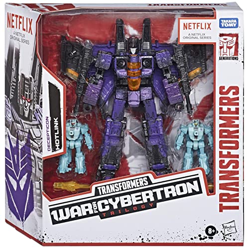 【中古】【未使用・未開封品】トランスフォーマー Netflix War for Cybertron Trilogy Voyager Class ホットリンクバトル用 3パック 熱中症とハートバーン