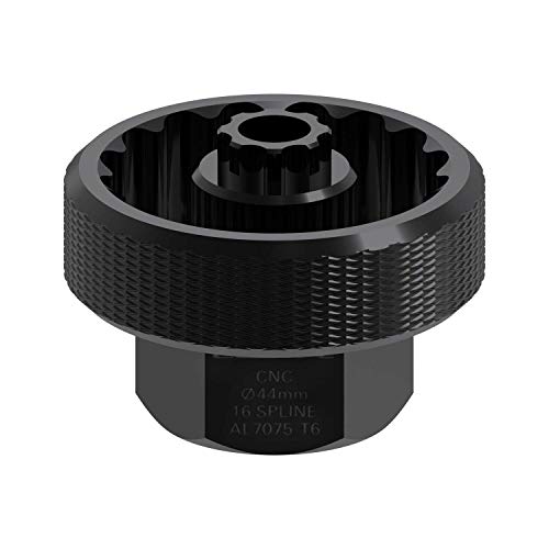 【中古】【未使用・未開封品】LEZYNE CNC 合金 ボトムブラケット 自転車ツール 16ノッチ 44mm