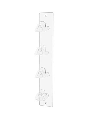 【中古】【未当て嵌める・未開封品】Marketing Holders アクリル樹脂黒眼鏡 メガネまとめ役 壁据え置き見せびらかす 眼鏡 鼻 4 Tier Clear W-4-NOSE-CLR Lot of 12