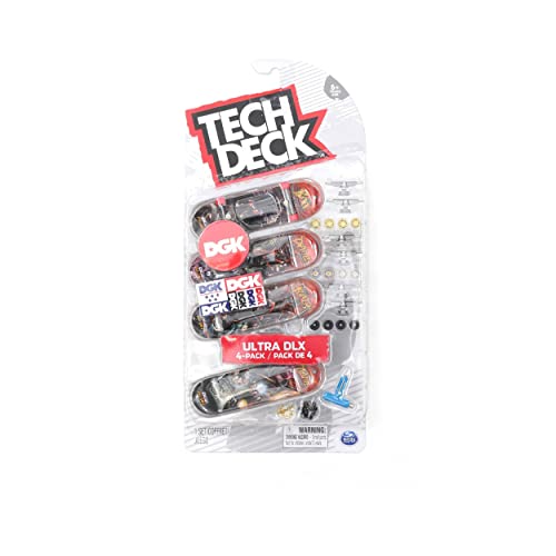 【中古】【未使用・未開封品】Tech-Deck 96mm 指板 4個パック DGK シリーズ1|AJIMURA-SHOP