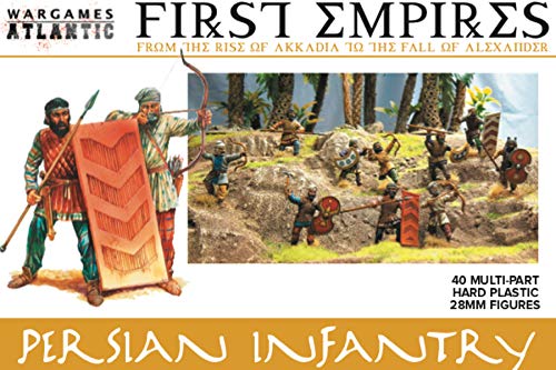 【中古】【未使用・未開封品】First Empires - ペルシャ歩兵 - 40 マルチパートハードプラスチック (高インパクトポリスチレン) 28mm フィギュア|AJIMURA-SHOP