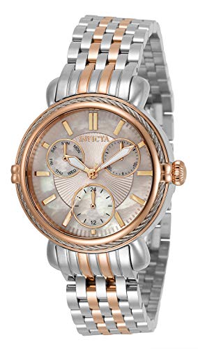 【中古】【未当て嵌める・未開封品】Invicta レディース ワイルドフラワー 水晶 ウォッチ胴締め ステンレス鋼スチール写真 16 (模範例:30870) 靴-その他