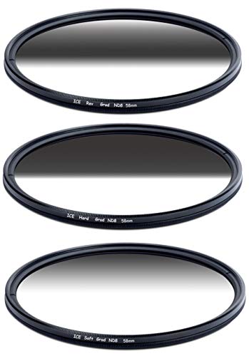 【中古】【未使用・未開封品】ICE 58mm Grad ND セット リバース ハード ソフト ND8フィルター ニュートラルデンシティ ND 58 3ストップ 光学ガラス