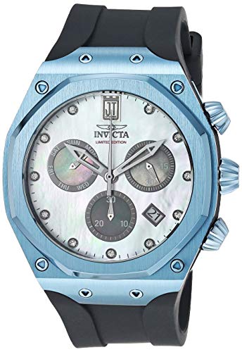 【中古】【未当て嵌める・未開封品】Invicta メンズ JT ステンレス鋼スチール写真 クォーツウォッチ シリコンストラップ付き添い人 黒いこと 32.5 (青写真: 32562)