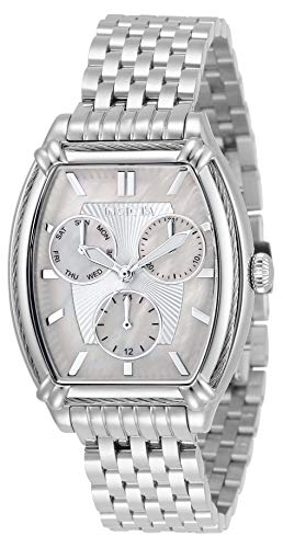 【中古】【未当てはめる・未開封品】Invicta Women\u0027s Wildflower Quartz Watch with Stainless Steel Strap, Silver, 16 (Model: 30861)