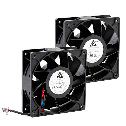 【中古】【未当て嵌める・未開封品】毛はらい受け答え 5A 12VDC 120粍 x 38粍冷やかす気違い - 2個風呂敷き包み