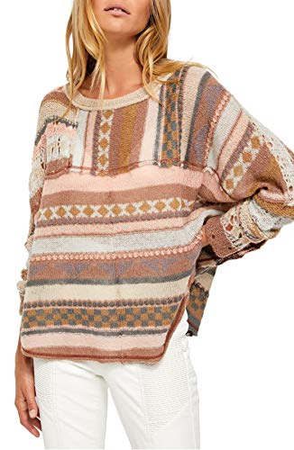 【中古】【未当てはめる・未開封品】Free People, Women\u0027s December Skies Poncho, Matterhorn Combo (Medium)