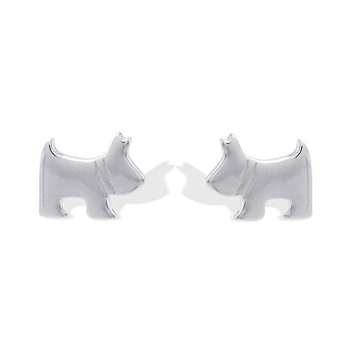 【中古】【未使用・未開封品】Boma Jewelry スターリングシルバー スコティッシュテリア スコッティ ドッグ スタッドイヤリング|AJIMURA-SHOP