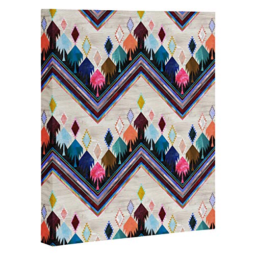 【中古】【未使用・未開封品】Deny Designs Schatzi Brown Kilim Kind Chevron 2A キャンバス、16インチ x 20インチ タン|AJIMURA-SHOP