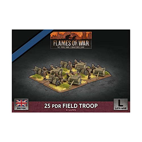 【中古】【未使用・未開封品】Flames of War: イギリス後期 25 PDR フィールド軍 (BBX63) 18,900円