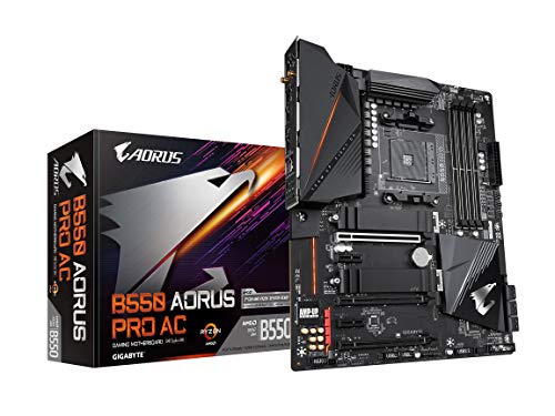 【中古】【未当て嵌める・未開封品】GIGABYTE B550 AORUS PRO AC 母ちゃんゲーム盤 ATX [AMD B550 心付け書き割り積み上げる] MB4992