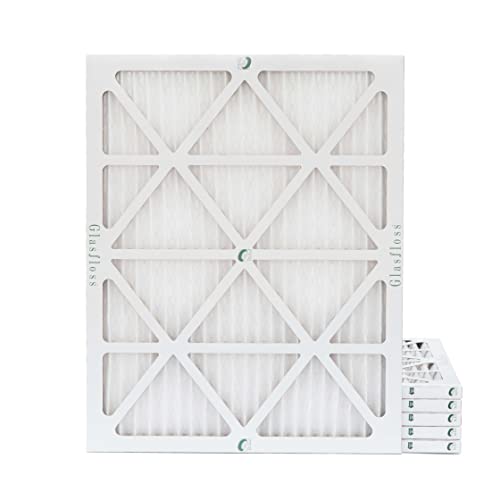 【中古】【未当て嵌める・未開封品】Glasfloss 19-7/8 x 21-1/2 x 1 MERV 10 プリーツエアフィルター 6枚入り口・入口ボックス席.Carrier、Payne、Bryant用取り替えっこ水漉し