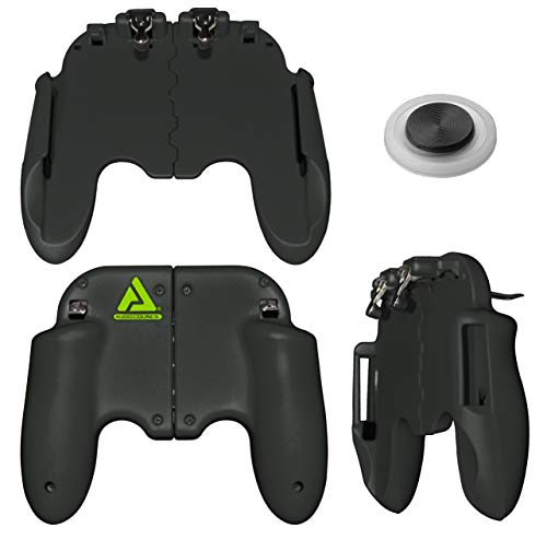 【中古】【未使用・未開封品】モバイルゲームコントローラー PUBGモバイルコントローラーゲームパッド ジョイスティックモバイルトリガー付き 4~7インチの携帯電話用 (ブラッ