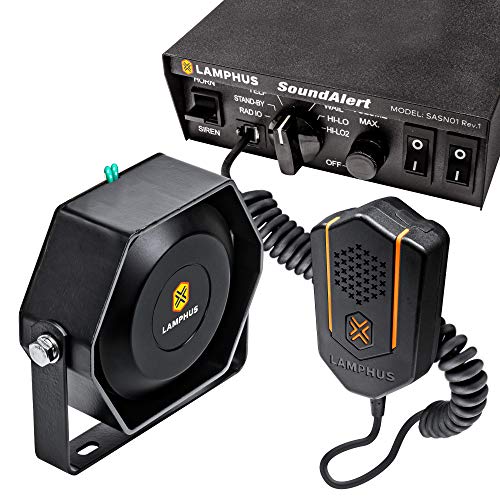 【中古】【未当てはめる・未開封品】SoundAlert 100W まさかの時お巡りさんサイレン一揃いの道具 [118-124dBか細い金棒引き] [2 x 16A取り替えっこ取り締まる] [ハンズフリーエアホーン] [PTTマイクロホン] [